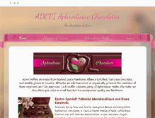 Tablet Screenshot of adevichocolates.com